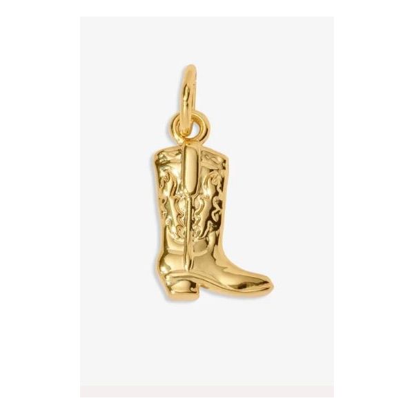 Charm Bar- Yee Haw - Gold Tone Plated Small Charm Image 2 Puckett's Fine Jewelry Benton, KY