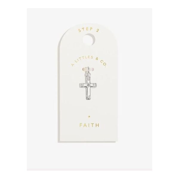 Charm Bar - Faith- Silver Plated Small Charm Puckett's Fine Jewelry Benton, KY