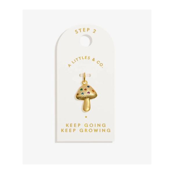 CHARM BAR BAR- KEEP GOING/KEEP GROWING, GOLD TONE PLATED MEDIUM CHARM Puckett's Fine Jewelry Benton, KY