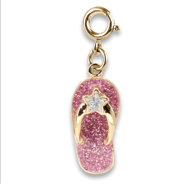 CHARM IT! Gold Giltter Flip Flop Charm Puckett's Fine Jewelry Benton, KY