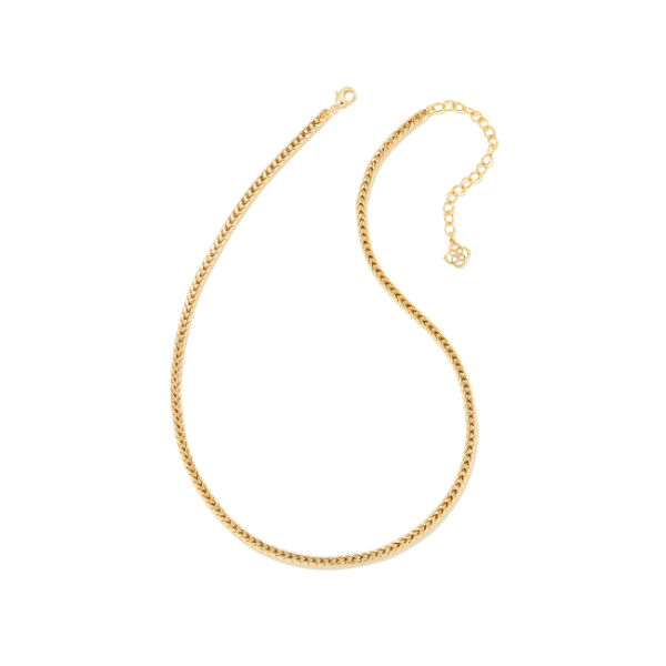 Kendra Scott Gold Tone Kinsley Chain Necklace Puckett's Fine Jewelry Benton, KY