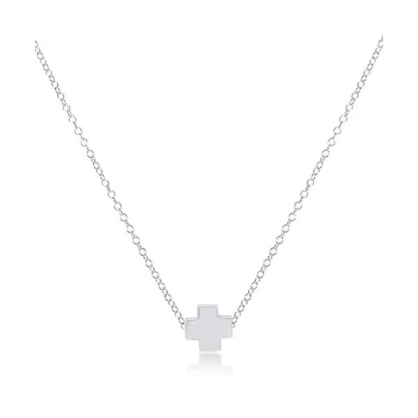 ENewton 16" Necklace Sterling - Signature Cross Sterling Puckett's Fine Jewelry Benton, KY