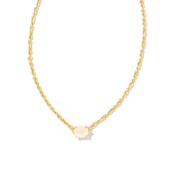 Kendra Scott Cailin Necklace Gold Tone with Champagne Crystal Fashion Necklace Puckett's Fine Jewelry Benton, KY