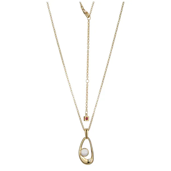 Elle Sterling/Yellow Gold Plated Necklace Puckett's Fine Jewelry Benton, KY