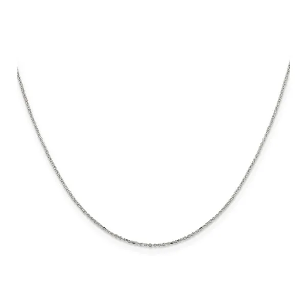 Sterling Silver 1mm 8 Sided D/C Cable Chain - 24" Puckett's Fine Jewelry Benton, KY