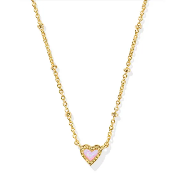 Kendra Scott Mini Ari Heart Satellite Short Pendant Necklace Puckett's Fine Jewelry Benton, KY