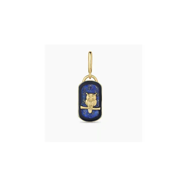 Gorjana Charm 18KGP - Power Gemstone Wisdom Parker Lapis Puckett's Fine Jewelry Benton, KY