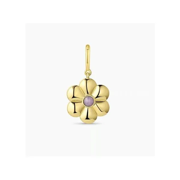 Gorjana Charm 18KGP - Lavender Flower Parker Puckett's Fine Jewelry Benton, KY