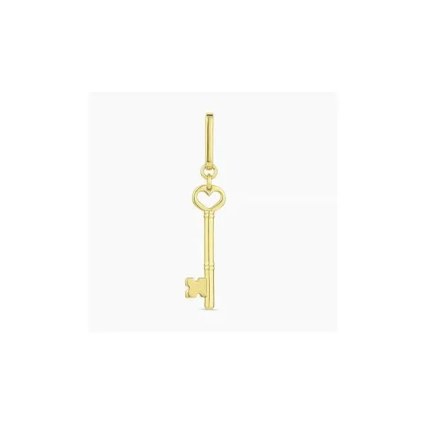 Gorjana Charm 18KGP - Heart Key Statement Puckett's Fine Jewelry Benton, KY