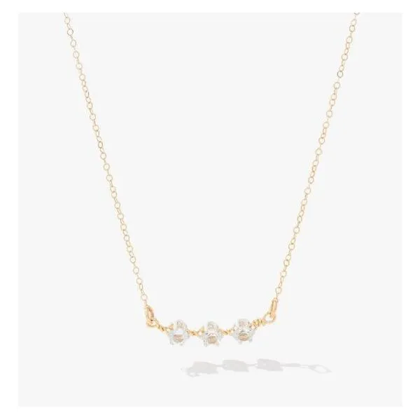 Ronaldo You Are My Sunshine Necklace, 3 Stone, 14K Gold Artisan Wire, Up To 22" Puckett's Fine Jewelry Benton, KY