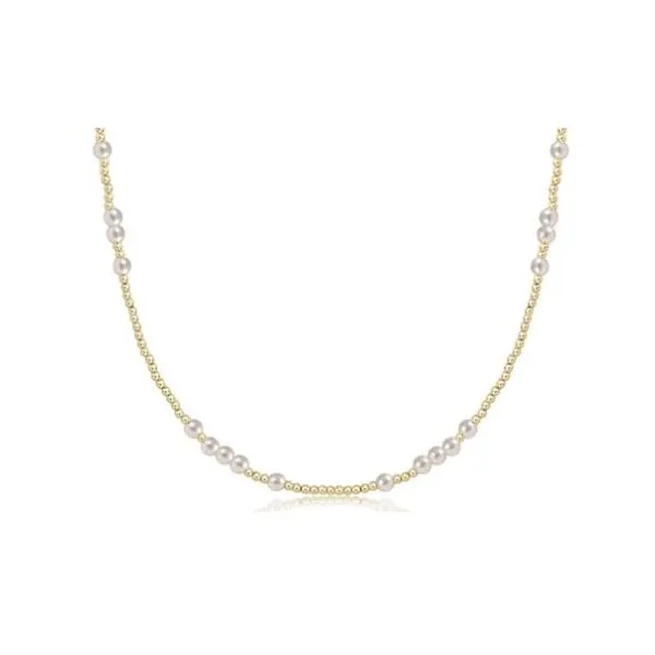 ENEWTON 15" CHOKER HOPE UNWRITTEN - 4MM PEARL Puckett's Fine Jewelry Benton, KY