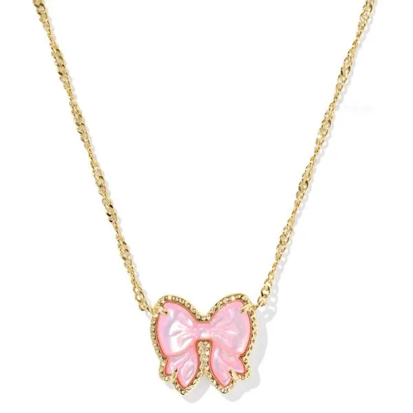 Kendra Scott Haley Bow Short Pendant Necklace Puckett's Fine Jewelry Benton, KY