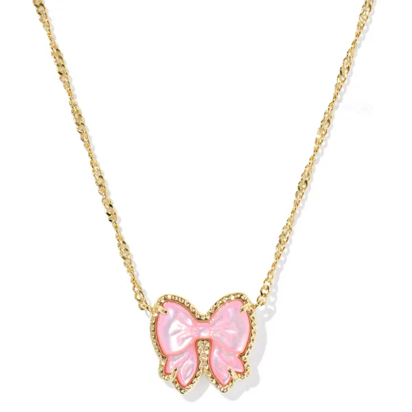 Kendra Scott Haley Bow Short Pendant Necklace Puckett's Fine Jewelry Benton, KY