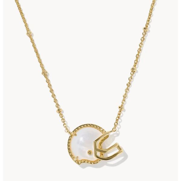 Kendra Scott Football Helmet Short Pendant Necklace Puckett's Fine Jewelry Benton, KY