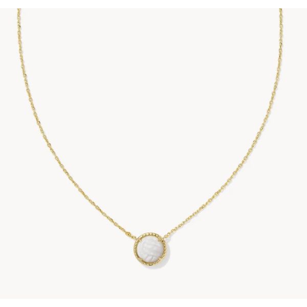 Kendra Scott Vollyball Necklace in Gold Puckett's Fine Jewelry Benton, KY