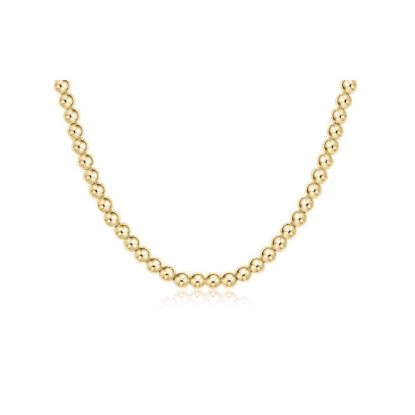 Enewton choker 17'' Classic Gold 5mm Beaded Necklace Puckett's Fine Jewelry Benton, KY