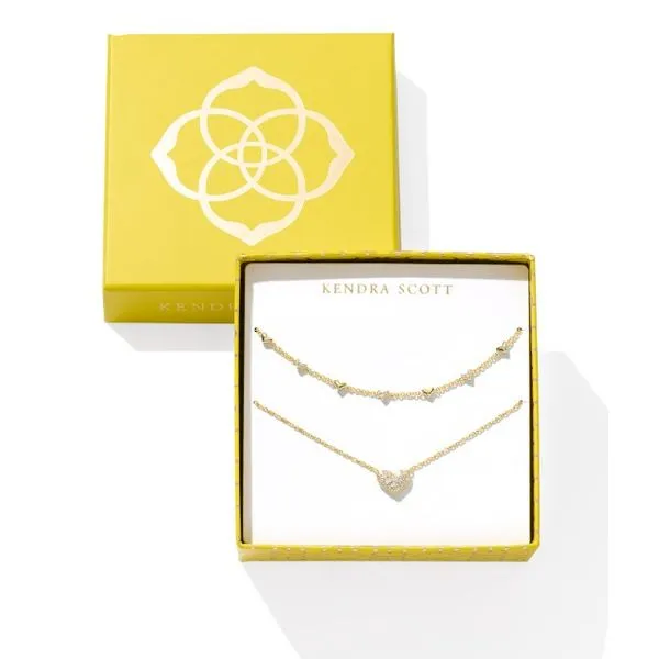 Kendra Scott Ari & Haven Heart Necklace Gift Set Puckett's Fine Jewelry Benton, KY