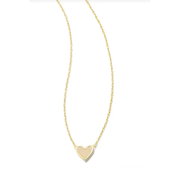 Kendra Scott Framed Ari Heart Short Pendant Necklace Puckett's Fine Jewelry Benton, KY