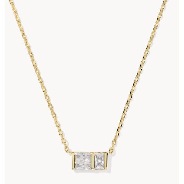 Kendra Scott Jamie Gold Short Pendant Necklace Puckett's Fine Jewelry Benton, KY