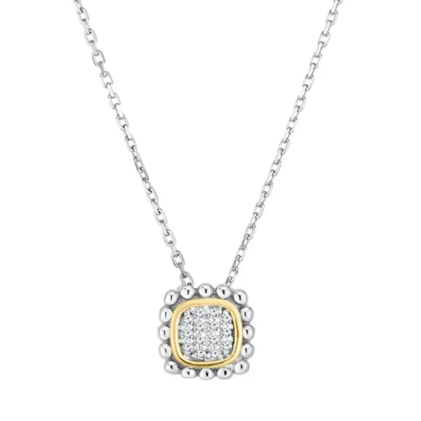 Phillip Gavriel Sterling Silver and 18K Diamond Pendant Puckett's Fine Jewelry Benton, KY