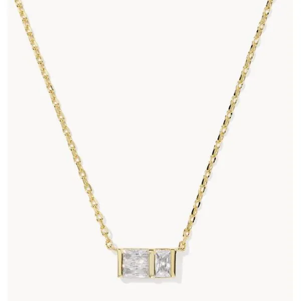 Kendra Scott Jamie Gold Short Pendant Necklace Puckett's Fine Jewelry Benton, KY