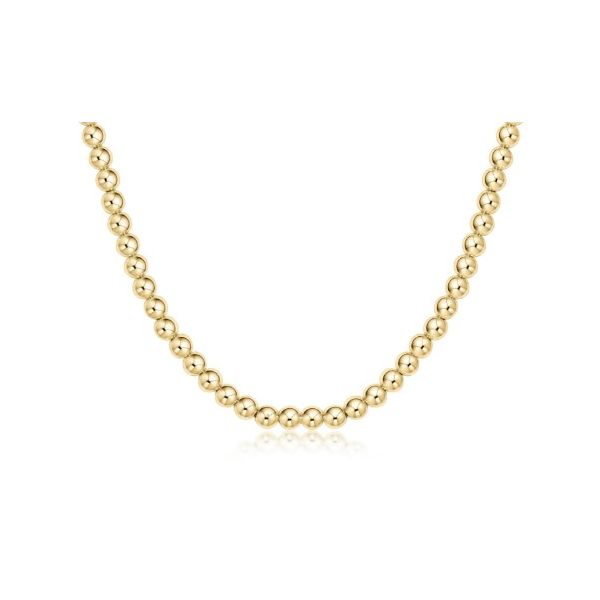 Enewton 5mm Gold Beaded Necklace 17'' Puckett's Fine Jewelry Benton, KY