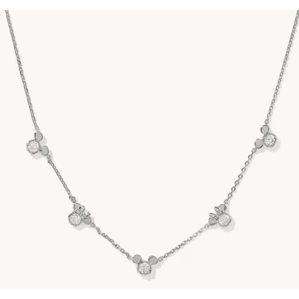 KENDRA SCOTT MICKEY MOUSE STRAND RHODIUM WHITE CRYSTAL Puckett's Fine Jewelry Benton, KY