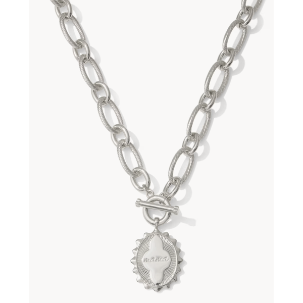 Kendra Scott Mama Link Chain Necklace, Silver Tone Puckett's Fine Jewelry Benton, KY