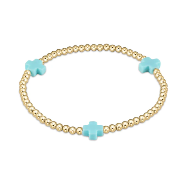 Enewton extends signature cross 3mm gold bracelet Puckett's Fine Jewelry Benton, KY