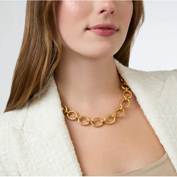 Julie Vos Catalina Demi Link Necklace, Pearl Image 2 Puckett's Fine Jewelry Benton, KY