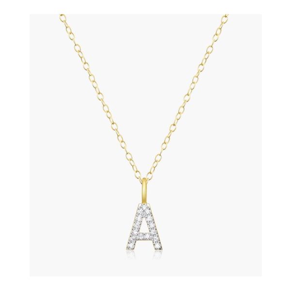 Monte Luna Intitial Necklace, A Puckett's Fine Jewelry Benton, KY