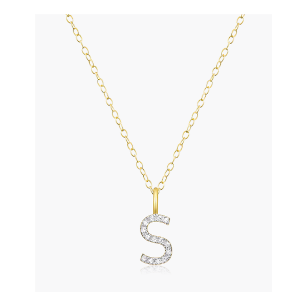 Monte Luna Intitial Necklace, 