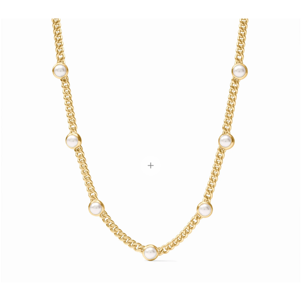 Julie Vos Dulce Delicate Station Necklace - Pearl Puckett's Fine Jewelry Benton, KY
