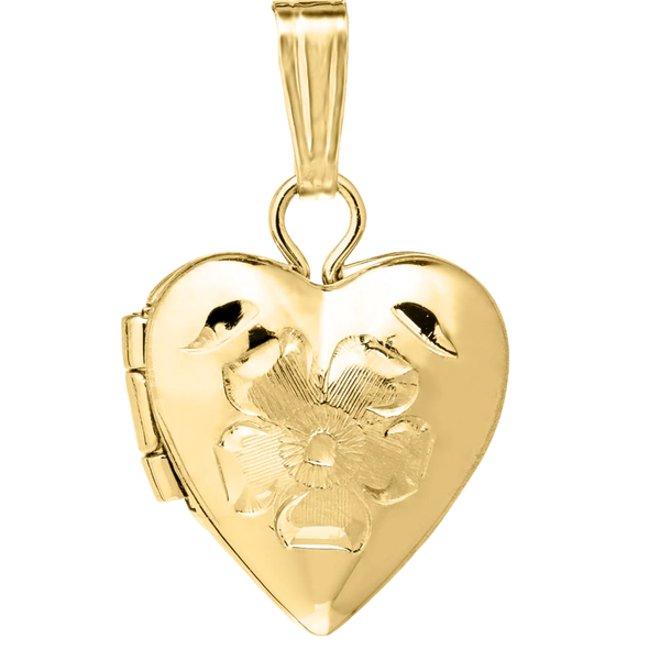 Kiddie Kraft Gold Filled Heart Locket with 13'' Gold Filled Chain Puckett's Fine Jewelry Benton, KY