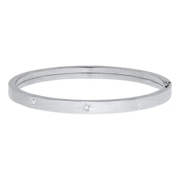 Marathon Sterling Silver Diamond Bracelet Puckett's Fine Jewelry Benton, KY