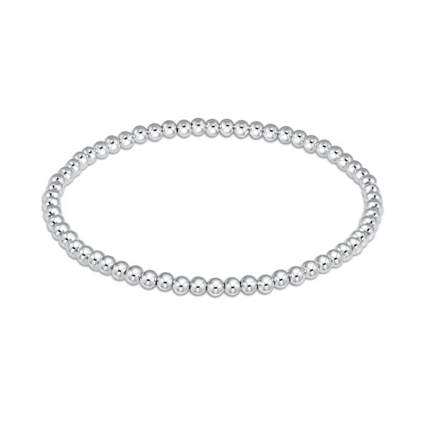 E Newton Extends Classic Sterling 3mm Bead Bracelet Puckett's Fine Jewelry Benton, KY