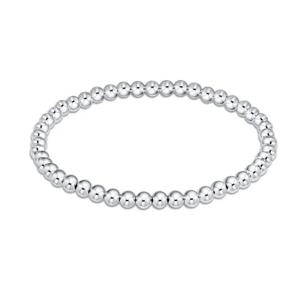E NEWTON CLASSIC STERLING 4MM BEAD BRACELET Puckett's Fine Jewelry Benton, KY