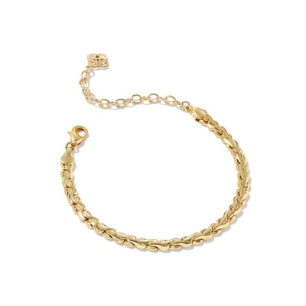 Kendra Scott Gold Tone Brielle Chain Fashion Bracelet Puckett's Fine Jewelry Benton, KY