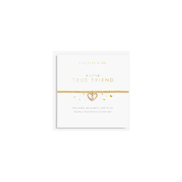 Katie Loxton A Little True Friend Bracelet - Gold Tone Puckett's Fine Jewelry Benton, KY