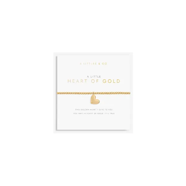 KATIE LOXTON A LITTLE HEART OF GOLD, GOLD TONE BRACELET Puckett's Fine Jewelry Benton, KY