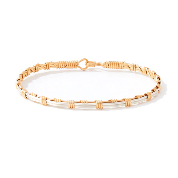 Ronaldo Bracelet, Now and Forever, 14K Gold Artisan Wire and