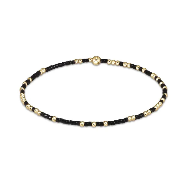 E Newton Gameday Hope Unwritten Bracelet - Onyx Puckett's Fine Jewelry Benton, KY
