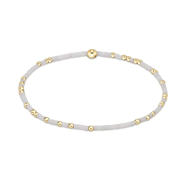 E Newton Gameday Hope Unwritten Bracelet White Fashion Bra