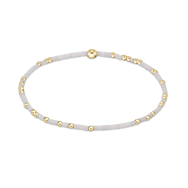 E Newton Gameday Hope Unwritten Bracelet White Fashion Bra