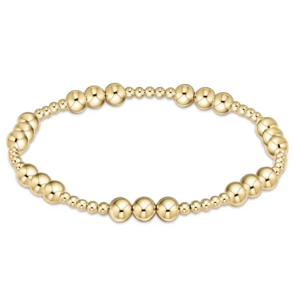 ENEWTON CLASSIC JOY PATTERN 5MM BEAD BRACELET- GOLD Puckett's Fine Jewelry Benton, KY