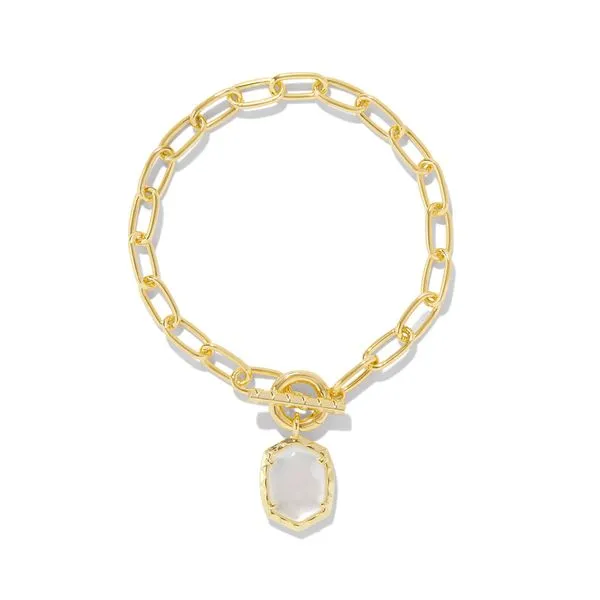 Kendra Scott Daphne Link Chain Bracelet Gold Tone Ivory MOP Fashion Bracelet Puckett's Fine Jewelry Benton, KY