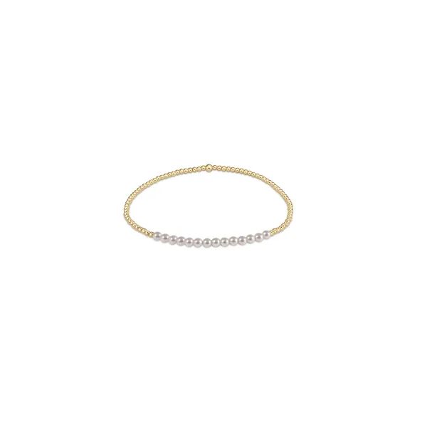 ENEWTON EGIRL GOLD BLISS 2MM BEAD BRACELET PEARL Puckett's Fine Jewelry Benton, KY