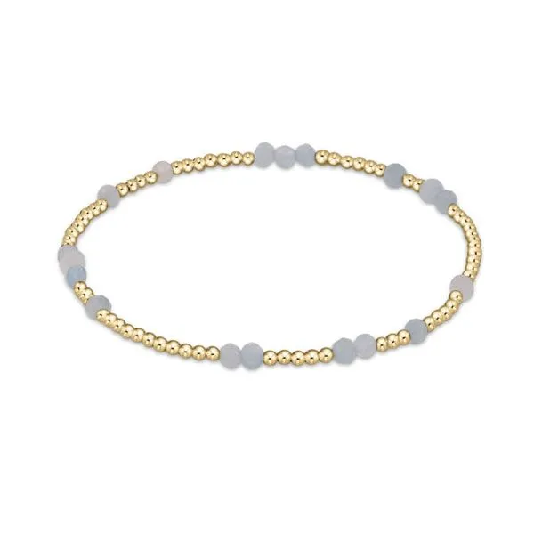 E NEWTON HOPE UNWRITTEN GEMSTONE BRACELET - AQUAMARINE Puckett's Fine Jewelry Benton, KY