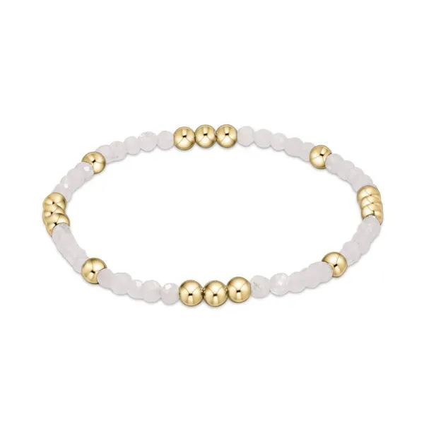 E NEWTON WORTHY PATTERN 3MM BEAD BRACELET - MOONSTONE Puckett's Fine Jewelry Benton, KY