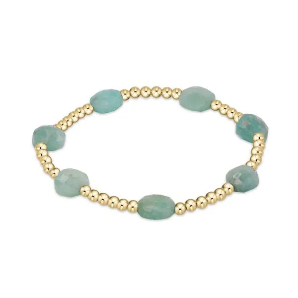 ENEWTON ADMIRE GOLD 3MM BEAD BRACELET - AMAZONITE Puckett's Fine Jewelry Benton, KY